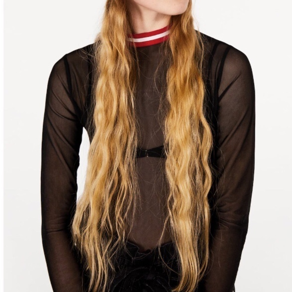 ZARA Semi-Sheer T-Shirt